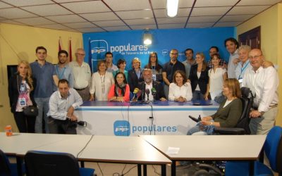Jaime Ramos celebra la victoria del PP y manifesta su intención de gobernar
