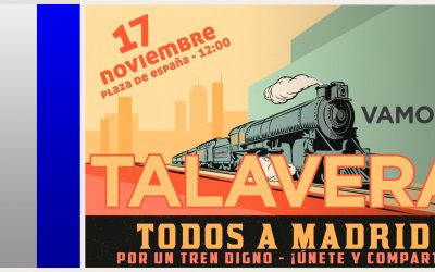 Serrano: “El sábado reclamaremos un tren digno, Talavera se lo merece por justicia”