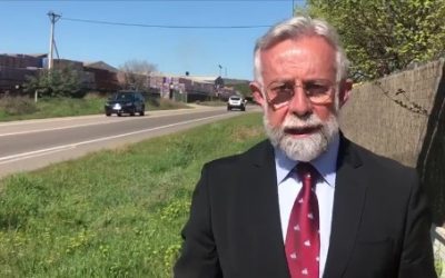 Hoy  Ramos reta a Page a que desdoble la carretera de Mejorada y Segurilla para mejorar la entrada a Talavera de la Reina