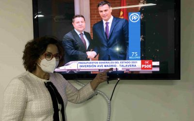 Riolobos censura que el PSOE vote en contra de las enmiendas del PP a los PGE para Talavera por valor de 90 millones