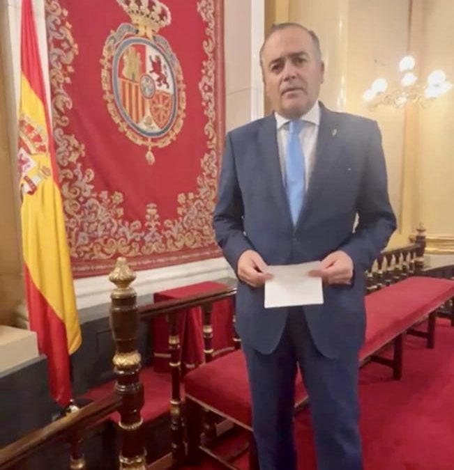Gregorio critica que el PSOE en el Senado apruebe la rebaja de los delitos de malversación y sedición en beneficio de los socios de Sánchez