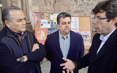 Gregorio se compromete a potenciar, impulsar y revitalizar la Semana Santa de la mano de la Junta de Cofradías